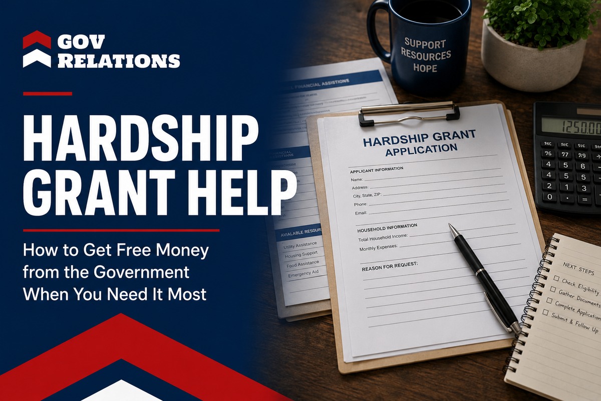How to Get Free Money From the Government Through Government Hardship Grants