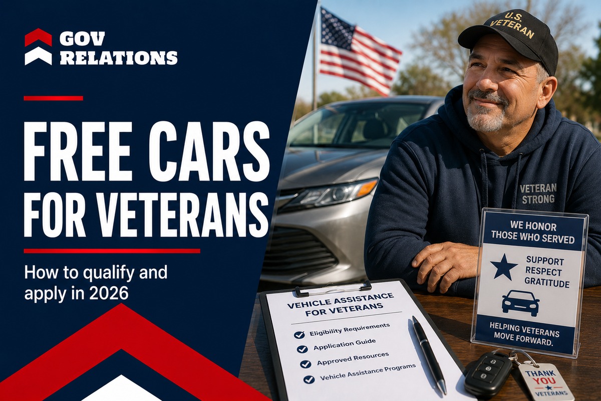 Free Cars for Veterans and Disabled Veterans How to Qualify and Apply in 2026