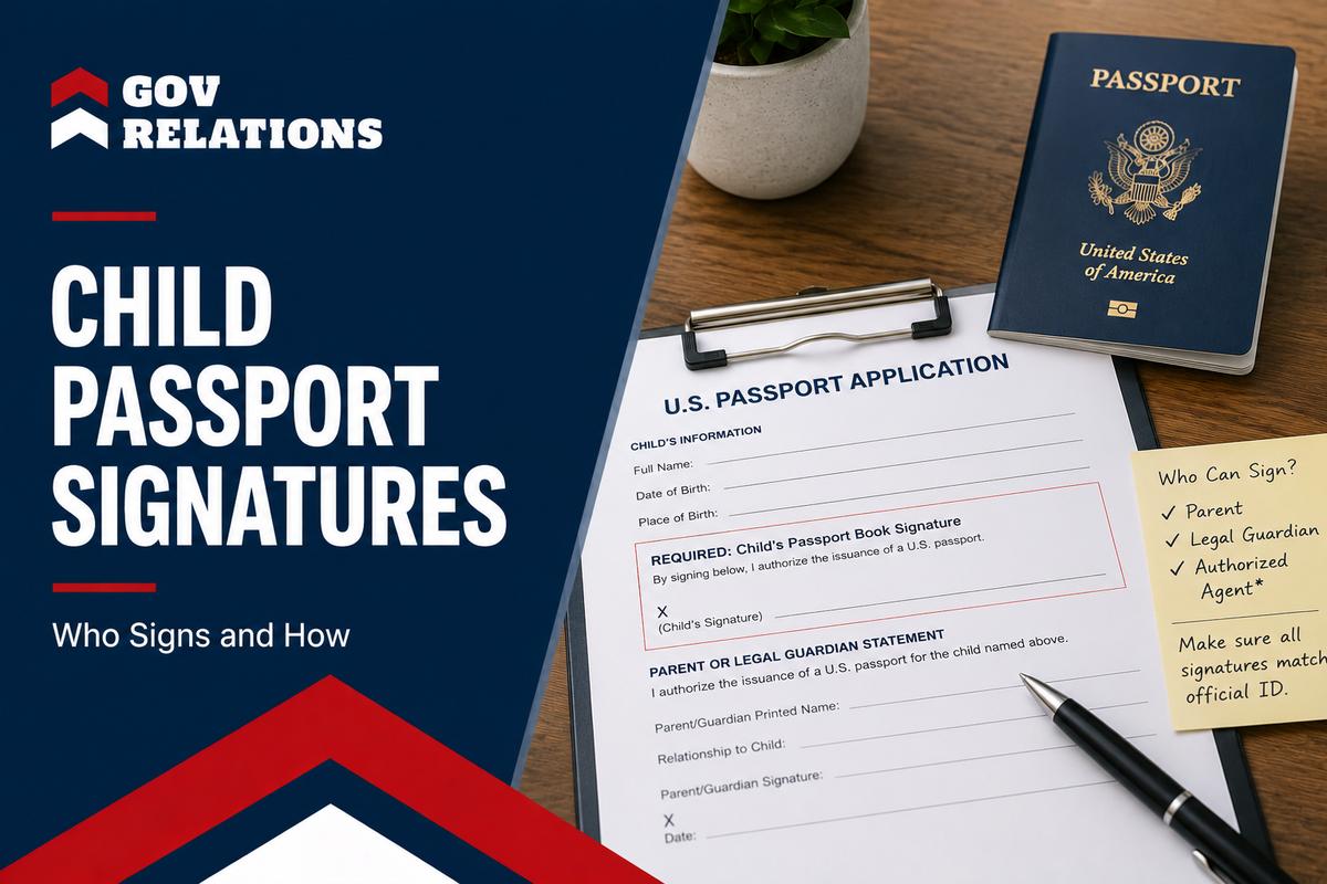 Minor Passport Signature Rules Who Signs a Child's Passport and How