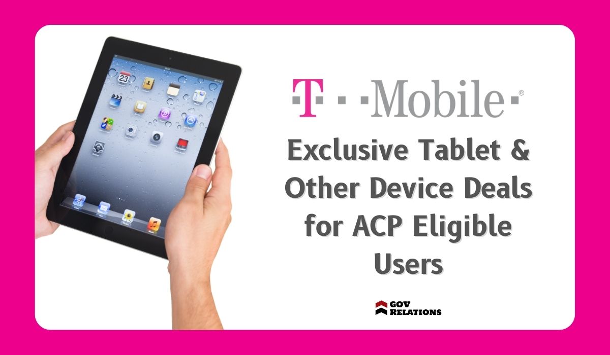 T-Mobile: Exclusive Tablet & Other Device Deals for ACP Eligible Users