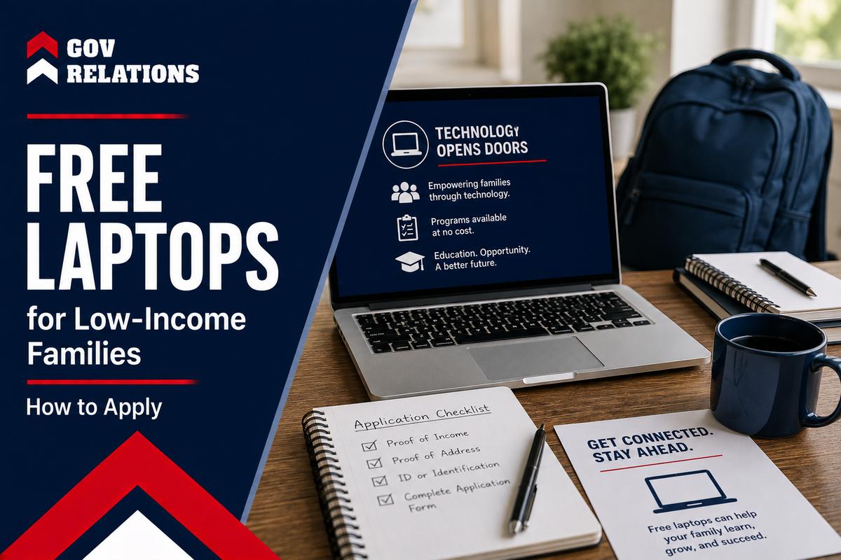 Free Laptops for Low-Income Families Where to Find Them and How to Apply in 2026