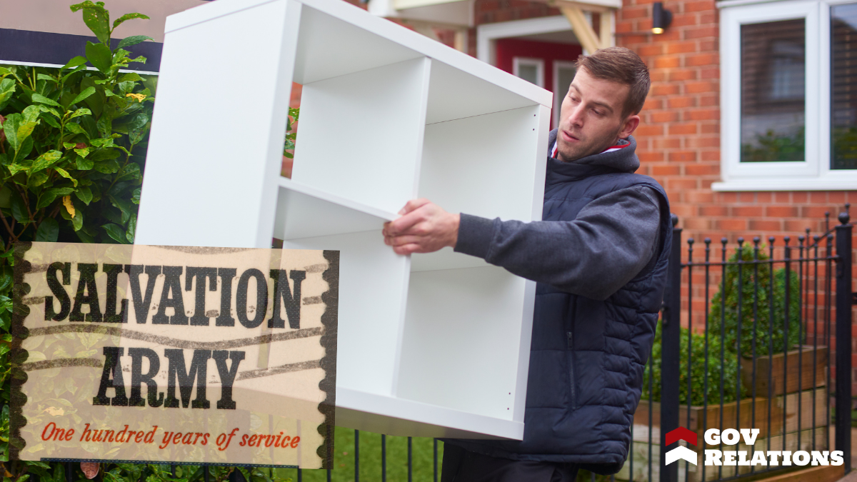 Does Salvation Army pick up furniture inside a house for money?