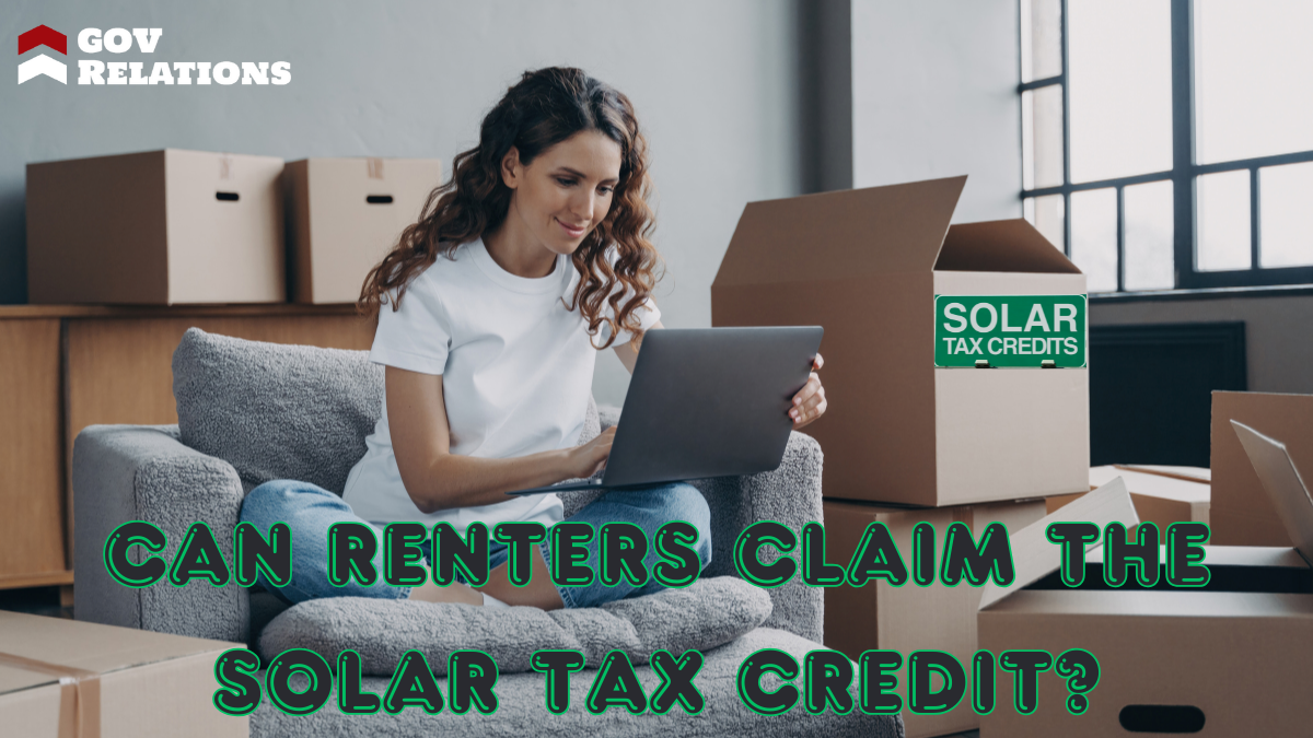 Can renters claim the solar tax credit?