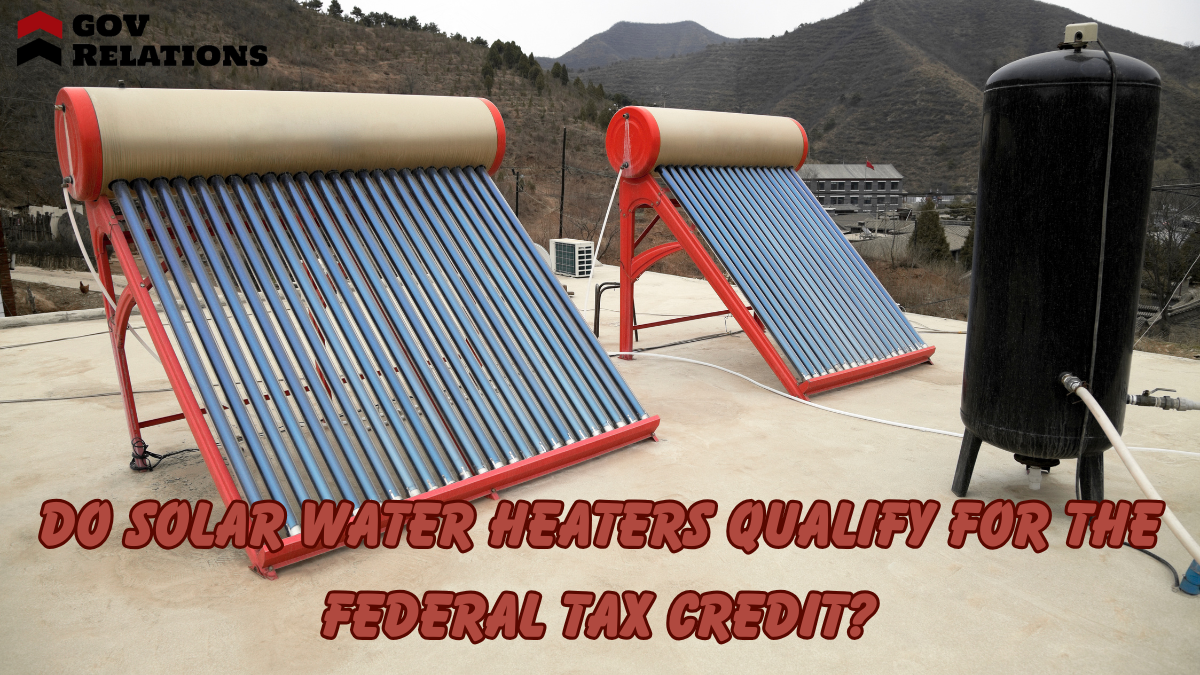 Do solar water heaters qualify for the federal tax credit?