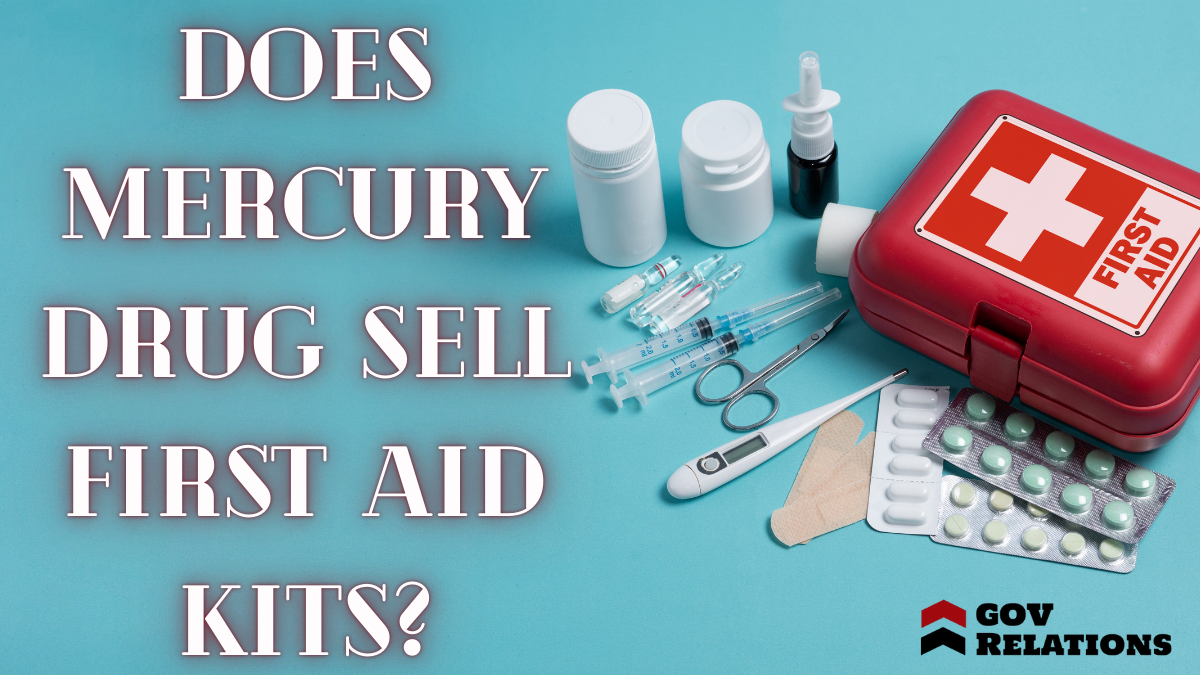 Does Mercury Drug Sell First Aid Kits?