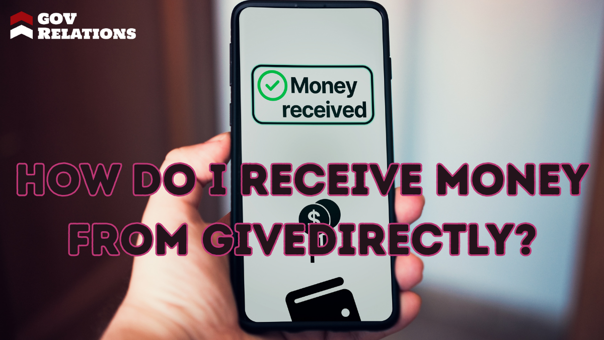How Do I Receive Money From Givedirectly?